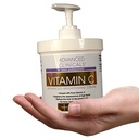  Advanced Clinicals Vitamin C, Advanced Brightening Cream, 16 oz (454 g)