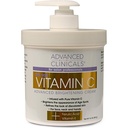  Advanced Clinicals Vitamin C, Advanced Brightening Cream, 16 oz (454 g)
