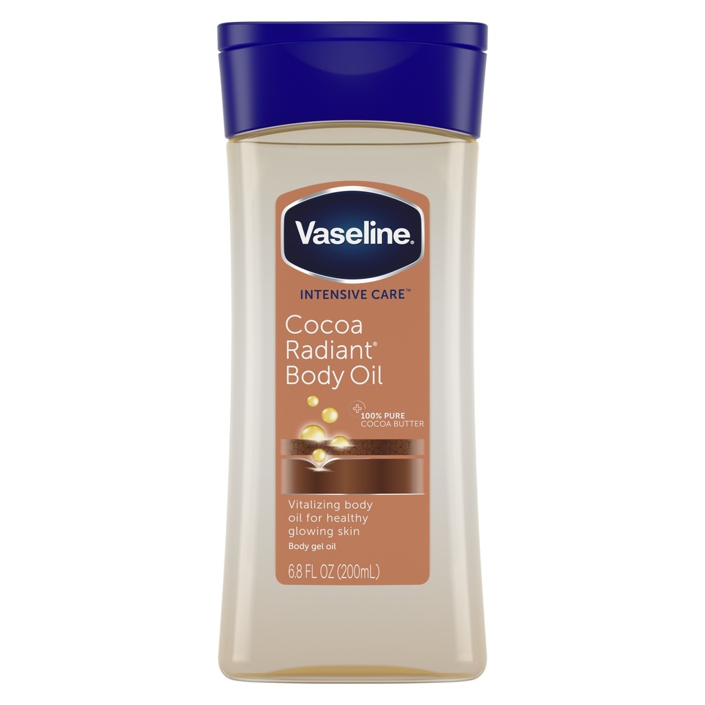 Vaseline cocoa radiant body oil 200ml