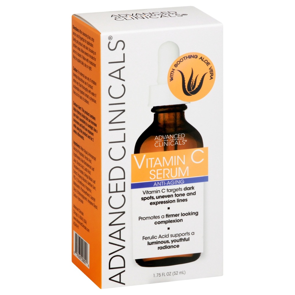Advanced Clinicals Vitamin C Serum, Anti-Aging, 1.75 fl oz (52 ml)