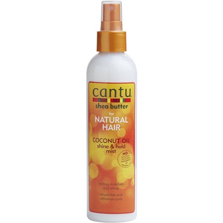 Cantu Shea Butter For Natural Hair Coconut Oil Shine & Hold Mist 8 Fl. Oz