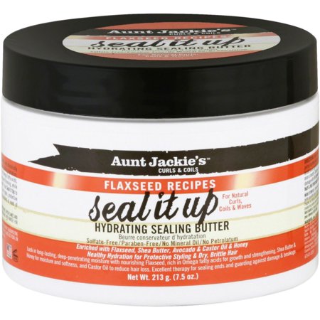 [034285673079] Aunt Jackie Flaxseed Seal It Up – Hydrating Sealing Butter 8oz