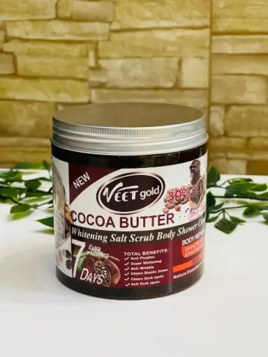 Veet Gold Salt Body Scrub Cocoa butter