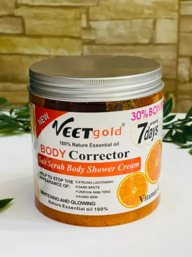Veet Gold Salt Body scrub Vitamin c