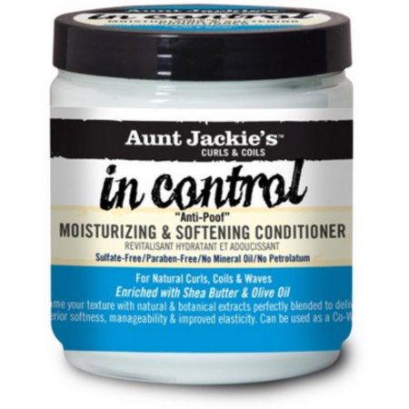 Aunt Jackies Curls & Coils In Control Anti-Poof Moisturizing Conditioner 15 oz