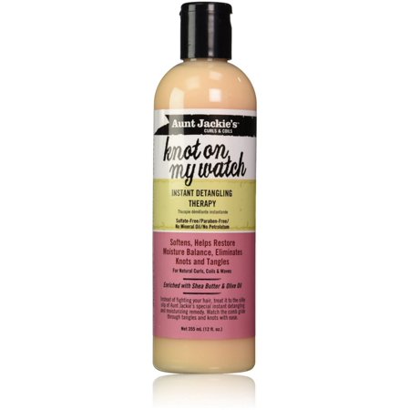 [034285698126] Aunt Jackies Curls & Coils Knot on my watch instant detangling therapy 12 oz