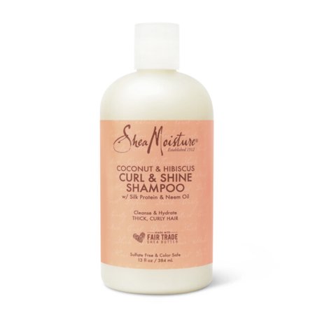 Shea Moisture Coconut & Hibiscus Curl & Shine Shampoo 387ml